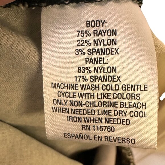 JM Collection Large Animal Print Leg Pants Rhinestone Detail Stretchy Fit - Picture 11 of 11